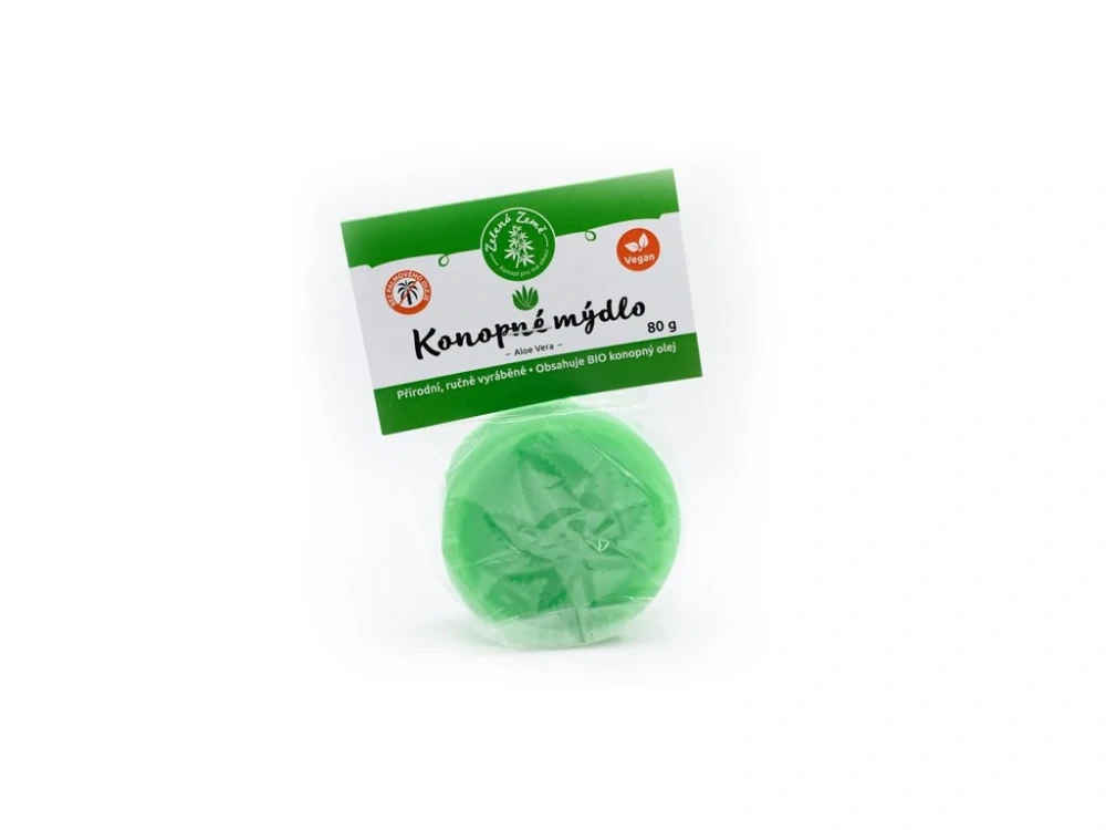 Konopné mýdlo Aloe Vera 80 g