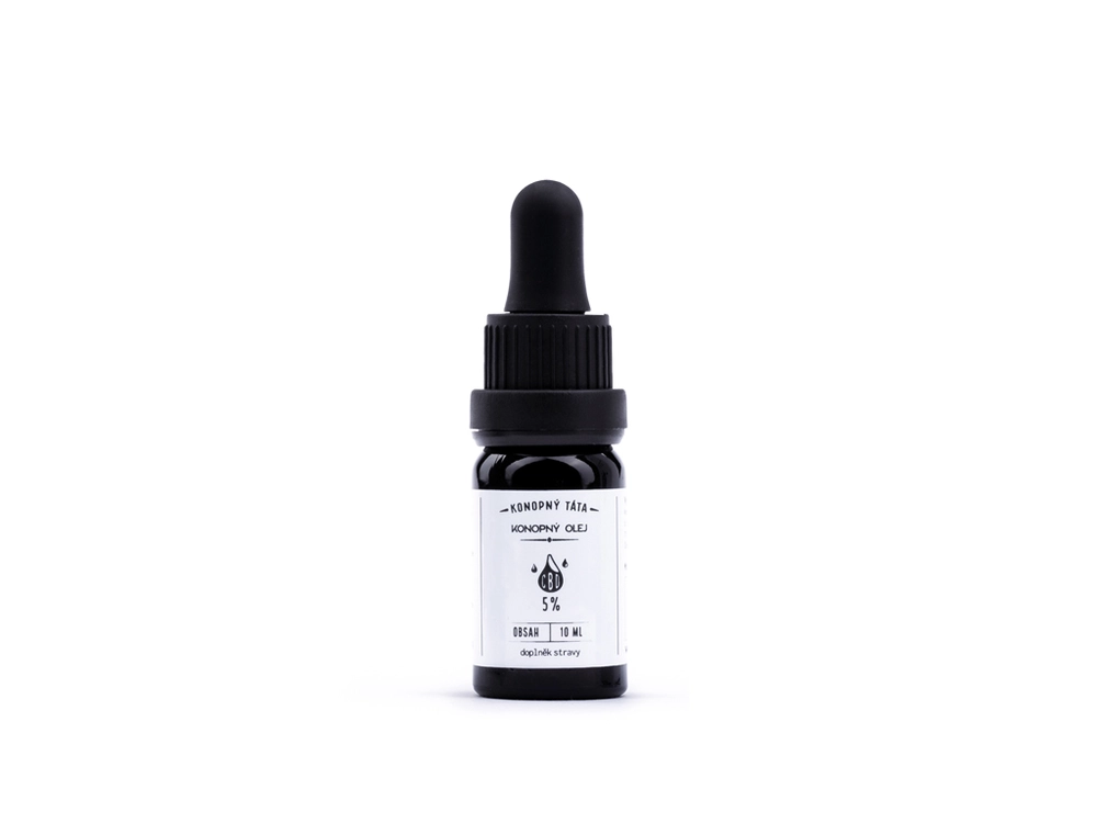 Konopný Táta CBD konopný olej 5% 10ml 