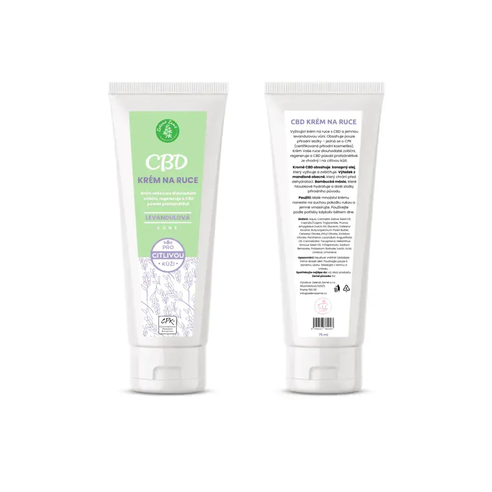 CBD krém na ruce, 75 ml