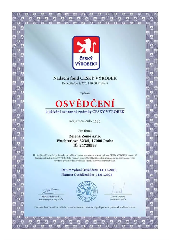 CBD čaj sáčkový 4% CBD, 20 sáčků