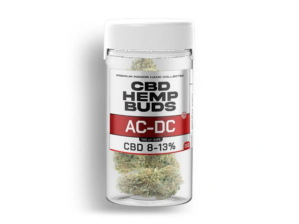 AC/DC konopný květ s CBD