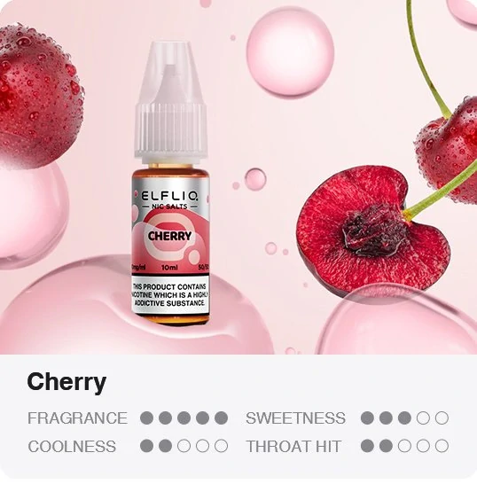 Liquid ELFLIQ Nic SALT Cherry 10ml - 10mg