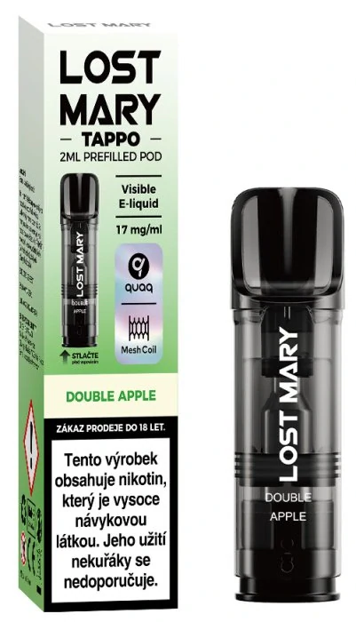 LOST MARY TAPPO Pods cartridge 1Pack Double Apple 17mg 