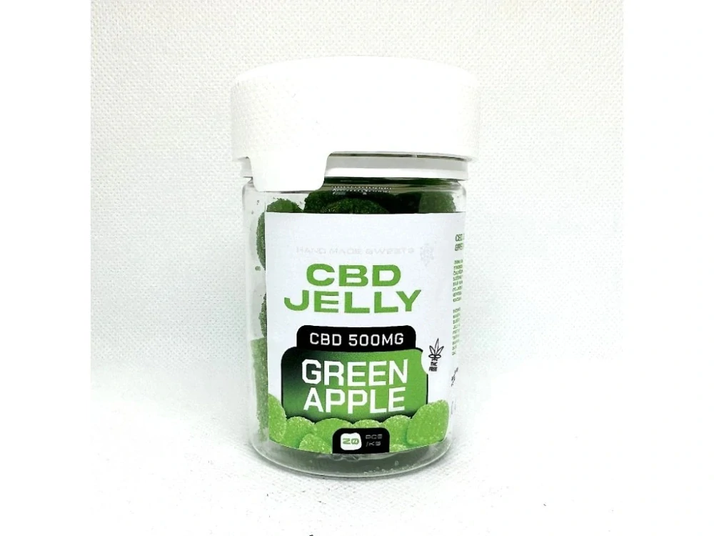 CBD Jelly 25mg - zelené jablko