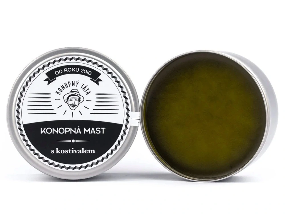 Velká Konopná mast s kostivalem 200ml