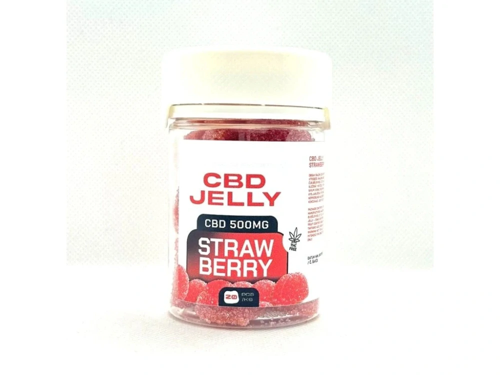 CBD Jelly 25mg - jahoda