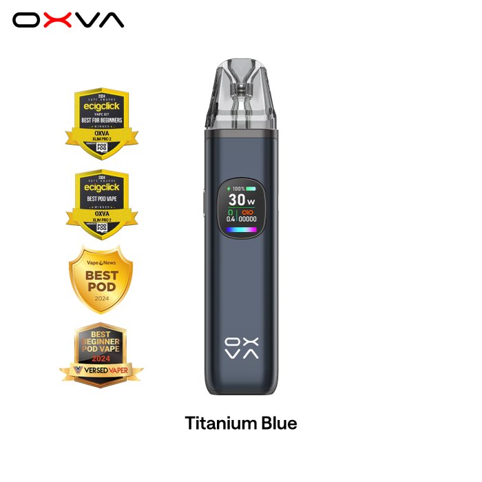 OXVA Xlim Pro 2 elektronická cigareta 1300mAh Titanium Blue