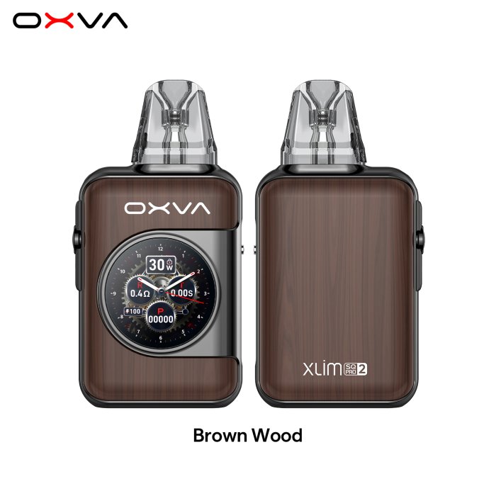 OXVA Xlim SQ Pro 2 elektronická cigareta 1600mAh Brown Wood
