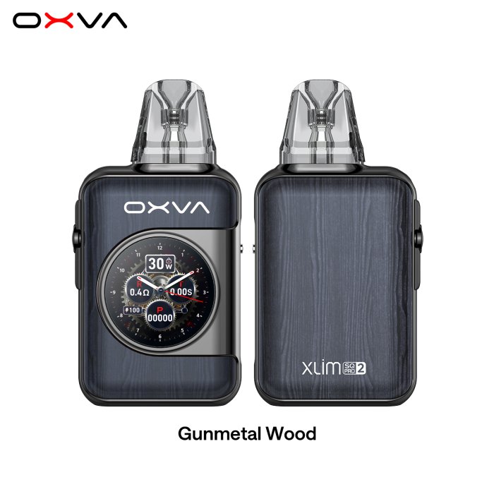 OXVA Xlim SQ Pro 2 elektronická cigareta 1600mAh Gunmetal Wood