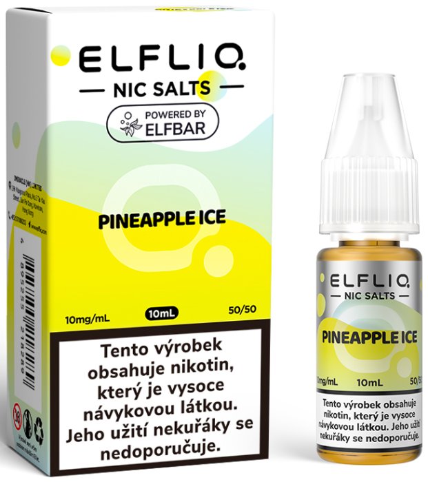Liquid ELFLIQ Nic SALT Pineapple Ice 10ml - 10mg