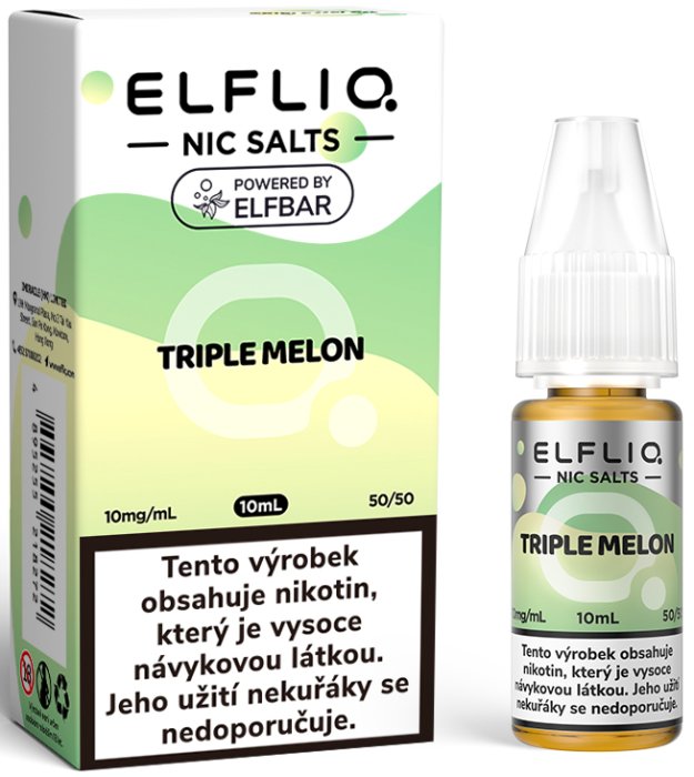 Liquid ELFLIQ Nic SALT Triple Melon 10ml - 10mg