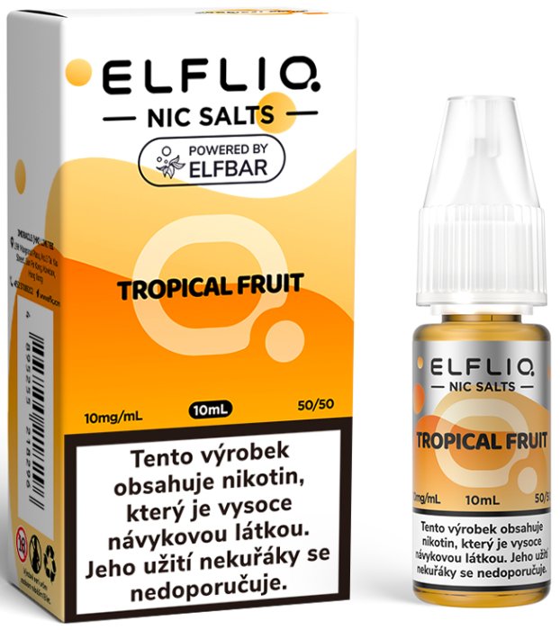 Liquid ELFLIQ Nic SALT Tropical Fruit 10ml - 10mg 