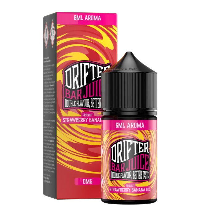 Příchuť Drifter Bar Juice S&V 6ml Strawberry Banana Ice