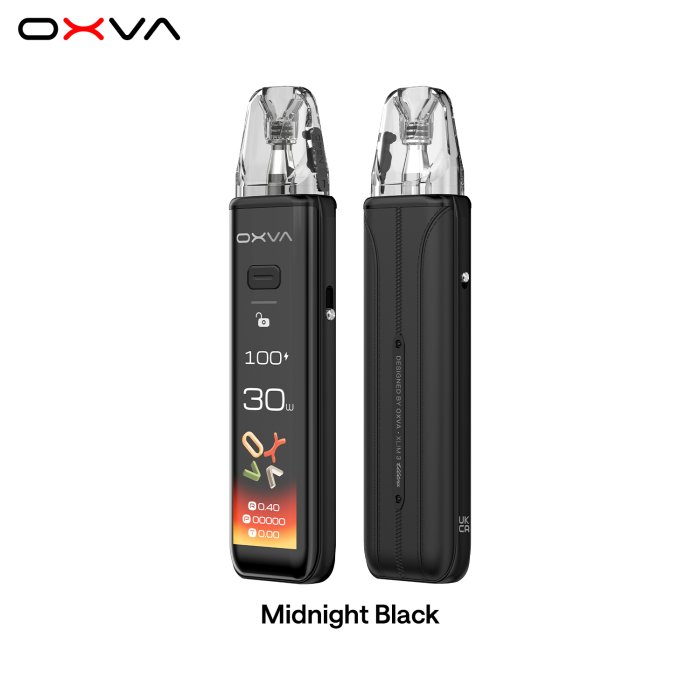 OXVA Xlim 3 ULTRA elektronická cigareta 1500mAh Midnight Black