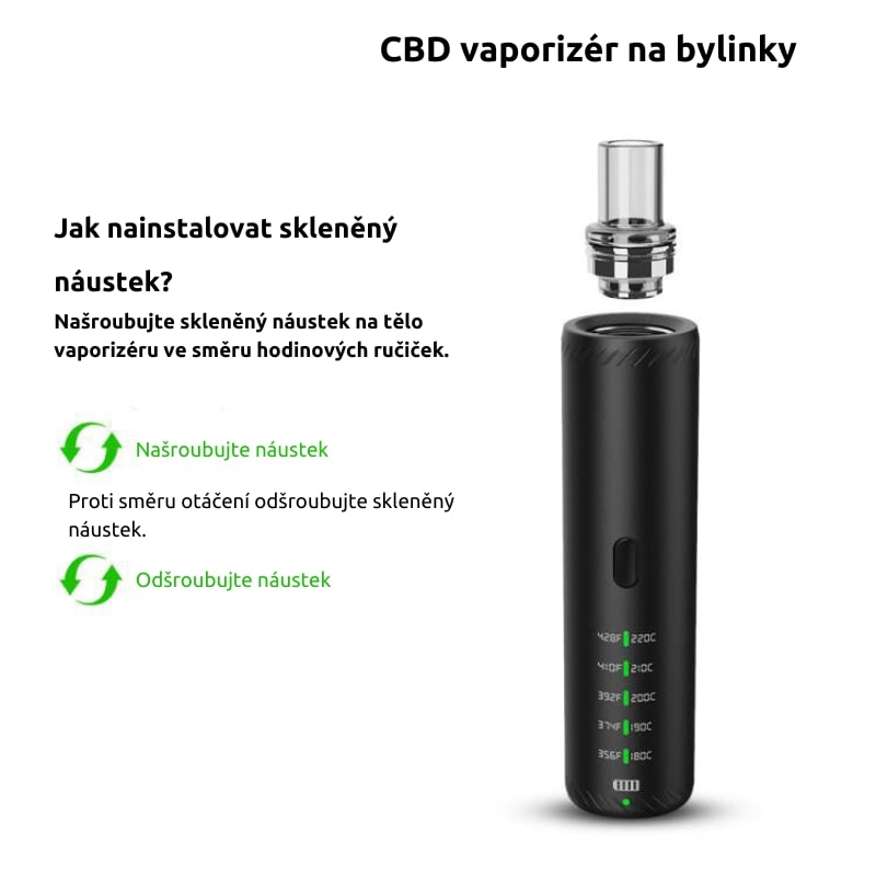 Vaporizér na CBD konopí a jiné bylinky