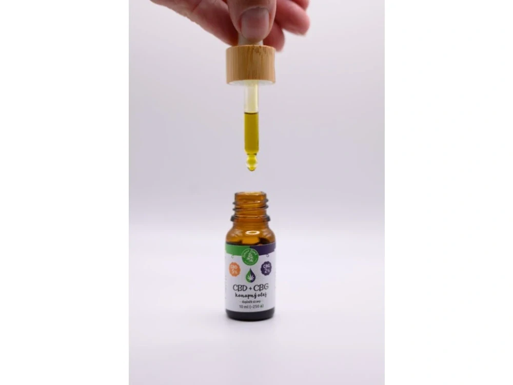 CBD 5% + CBG 2% konopný olej 10ml