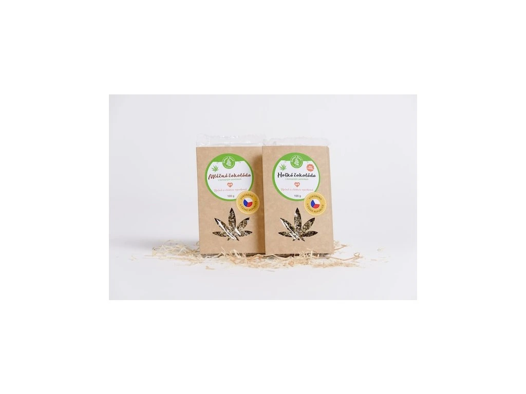 Mléčná čokoláda s konopným semínkem 100g