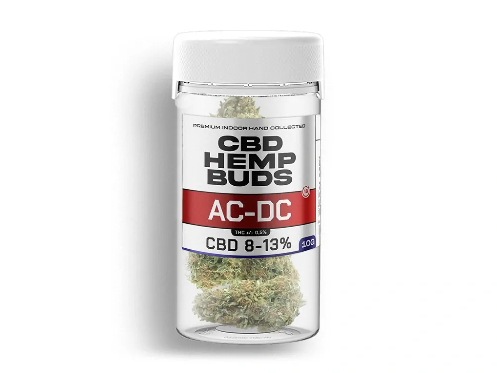 AC/DC konopný květ s CBD
