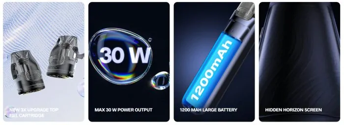 VOOPOO VMATE MAX Pod elektronická cigareta 1200mAh Shiny Green