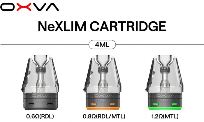OXVA NeXLIM CL cartridge 0,8ohm 2ml 3Pack