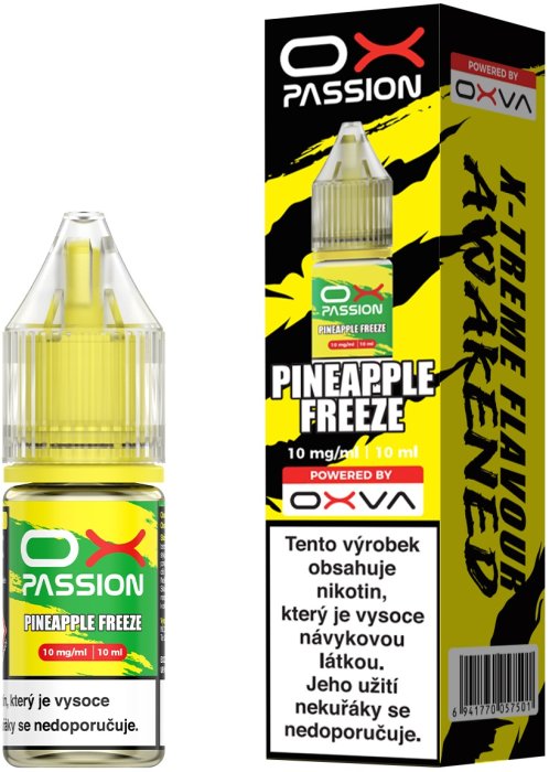 Liquid OXVA OX PASSION Salts Pineapple Freeze 10ml - 10mg