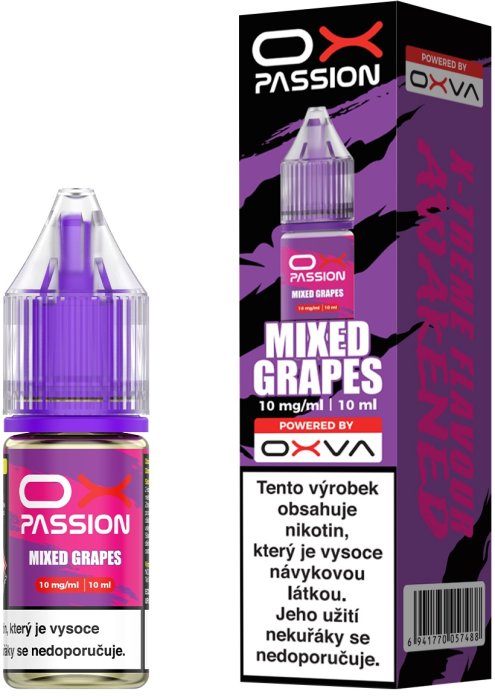 Liquid OXVA OX PASSION Salts Mixed Grapes 10ml - 10mg