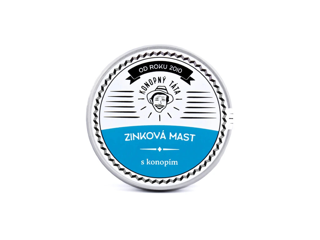 Zinková mast s konopím 15 ml