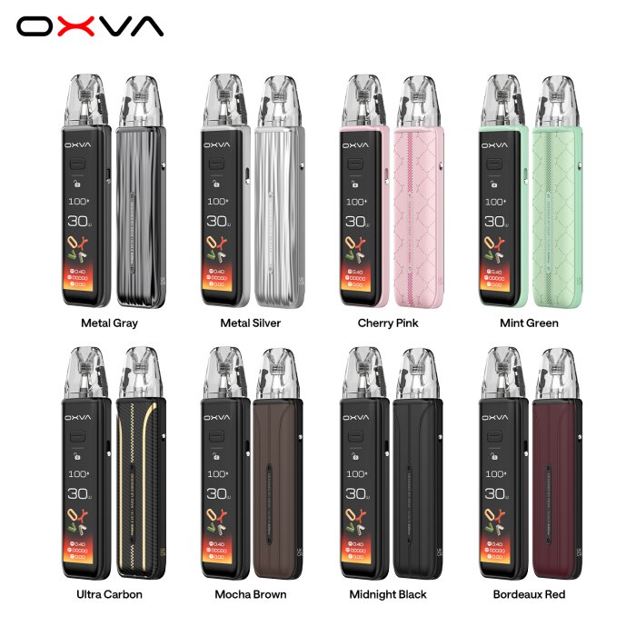 OXVA Xlim 3 ULTRA elektronická cigareta 1500mAh Metal Silver