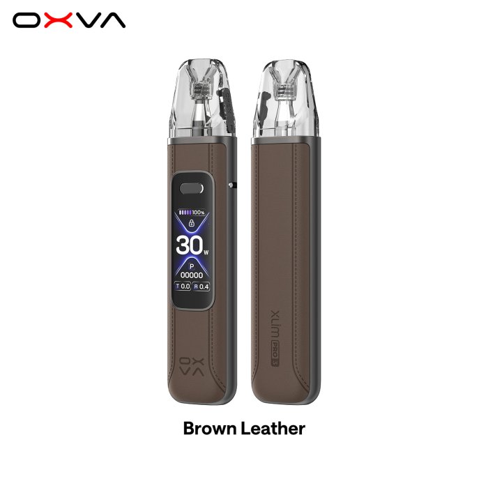 OXVA Xlim Pro 3 elektronická cigareta 1500mAh Brown Leather