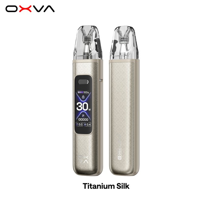 OXVA Xlim Pro 3 elektronická cigareta 1500mAh Titanium Silk