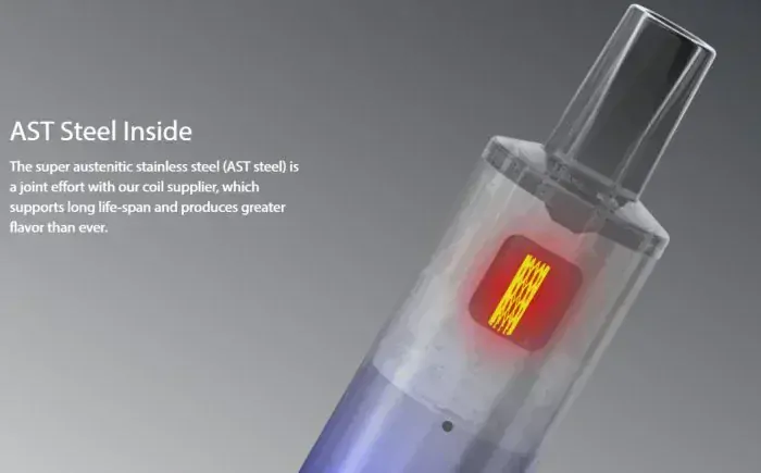 Joyetech eGo AIO AST Pod elektronická cigareta 1000mAh Metal Black