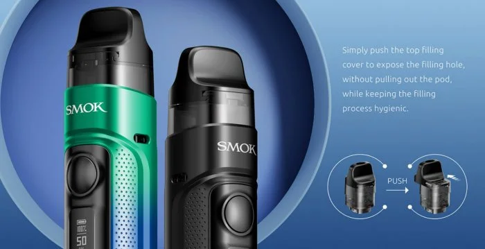 Smoktech RPM C 50W grip Full Kit 1650mAh Green Blue