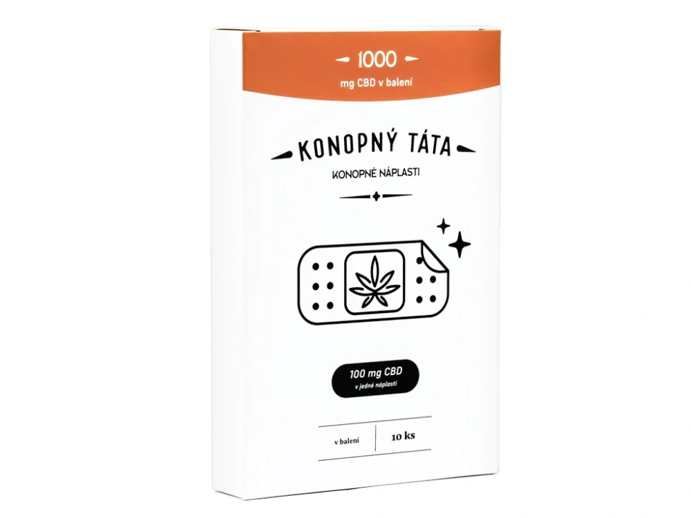 CBD náplasti 1000 mg
