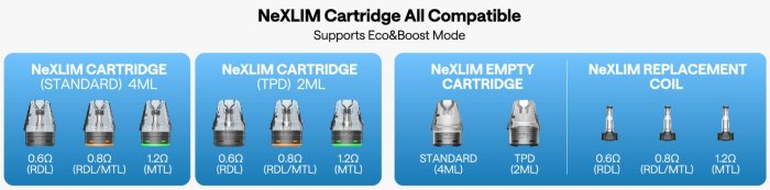 OXVA NeXLIM GO elektronická cigareta 1800mAh Silky Purple