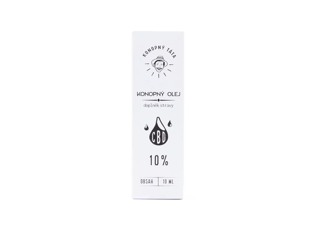 Konopný Táta CBD konopný olej 10% 10ml