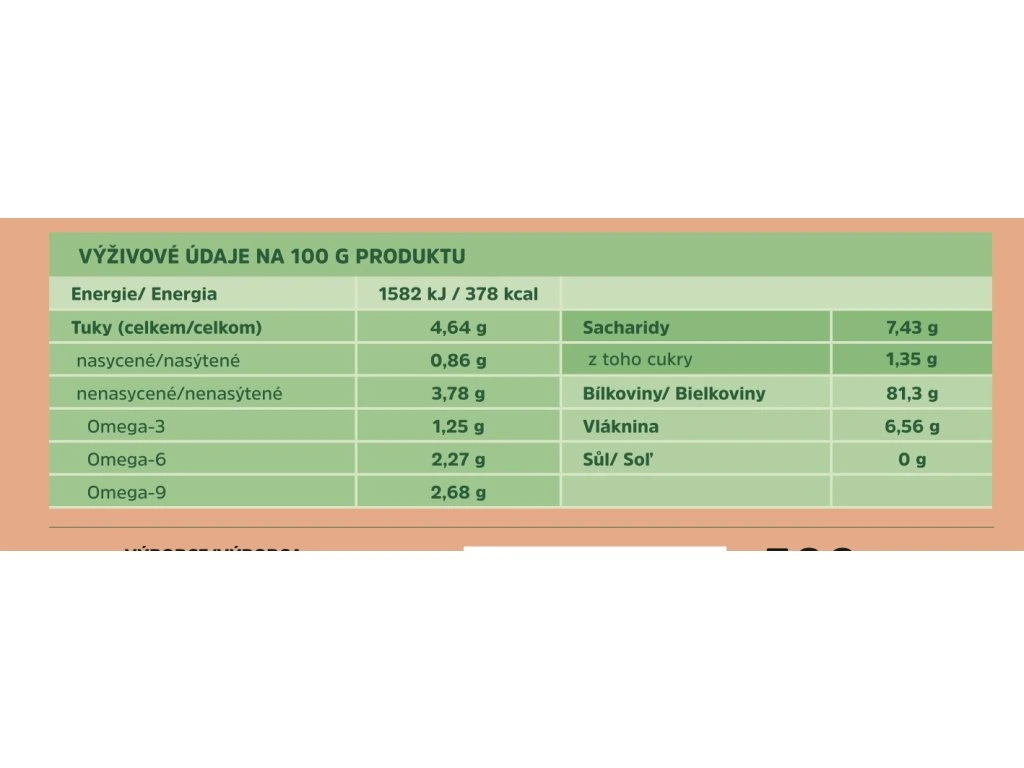 Konopný protein EXTRA s kolagenem 500 g