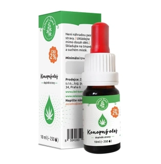 Zelená Země CBD Konopný olej 2% 10 ml