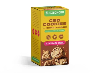 CBD Cookies Čoko kousky, 200 mg CBD
