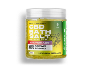 CBD + CBG sůl 500mg Lemongrass 110g