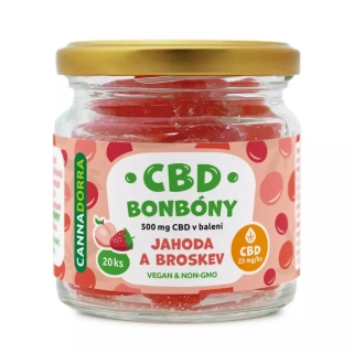 CBD bonbóny, 20 ks