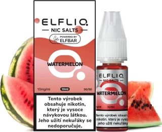 Liquid ELFLIQ Nic SALT Watermelon 10ml - 10mg 