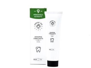 Konopná zubní pasta