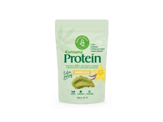 Konopný protein EXTRA jemný (65% bílkovin) s vanilkou, 500g