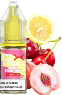 Liquid OXVA OX PASSION Salts Cherry Peach Lemon 10ml - 10mg