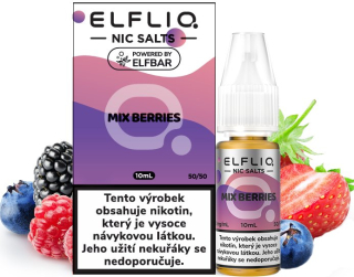 Liquid ELFLIQ Nic SALT Mixed Berries 10ml - 10mg