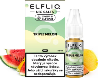 Liquid ELFLIQ Nic SALT Triple Melon 10ml - 10mg