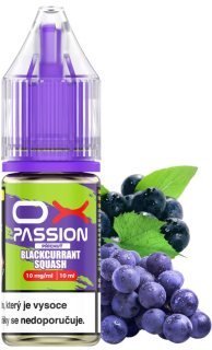 Liquid OXVA OX PASSION Salts Blackcurrant Squash 10ml - 10mg