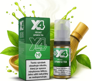 Liquid X4 Bar Juice - Japonský čaj (Japanese Tea) 10ml - 10mg